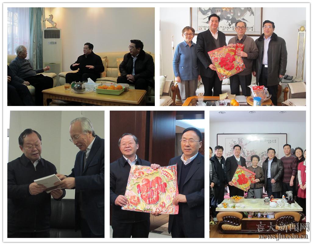 19日,校长李元元在副校长张向东的陪同下先后慰问看望了伍卓群教授,刘