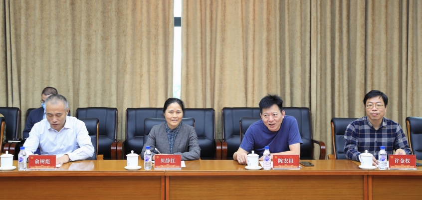 浙江海洋大学党委委员陈宏祖一行到吉林大学交流调研